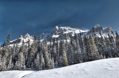 Sunny Landscape Winter Banff