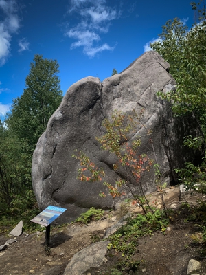  01 Erratic Rock Grands Jardins National Park Quebec