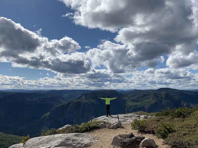  18 Hiking Trail Mont Du Lac Des Cygnes Summit